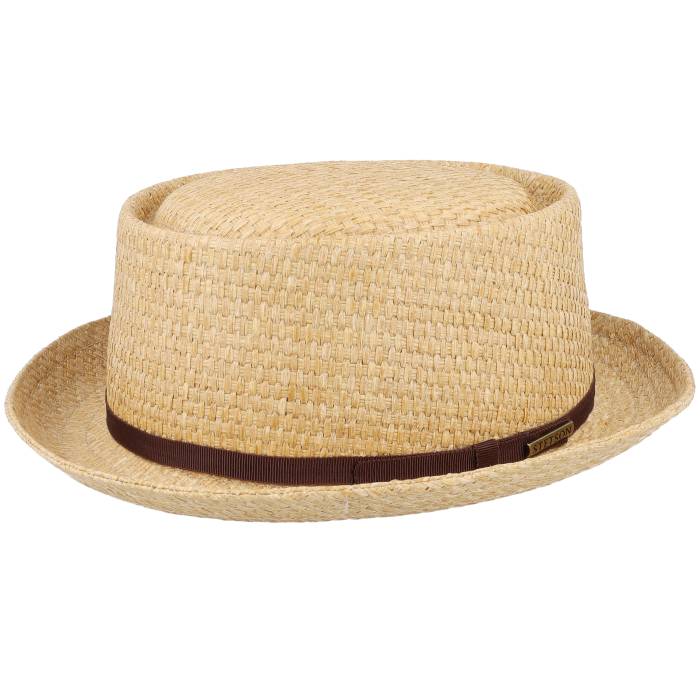 【★百貨店SALE★6/11十二時2時迄】ステットソン Stetson 【 Pork Pie Toyo Natural Straw Hat Men Beige 】 自然的 メンズ ベージュ