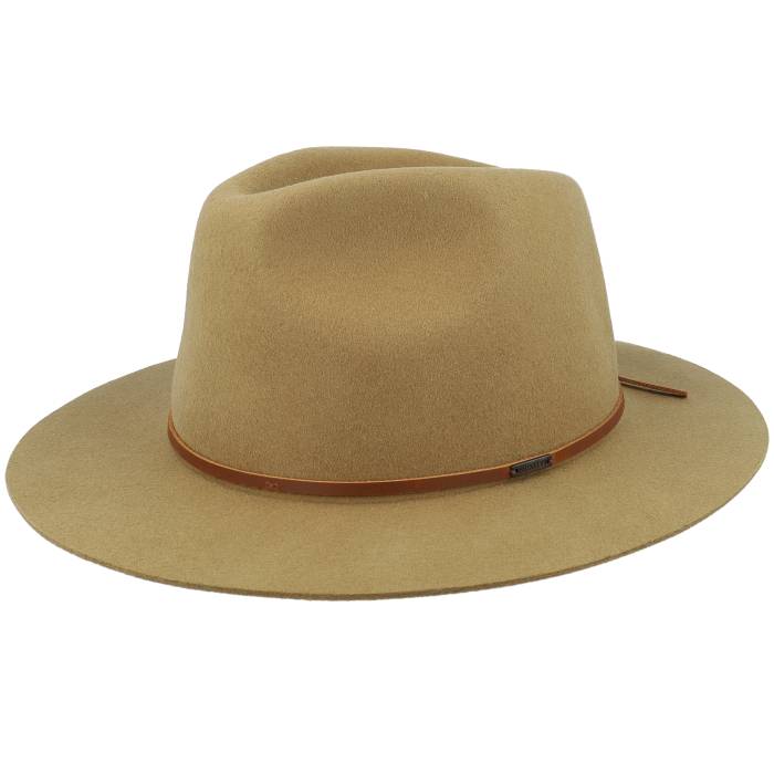 ブリクストン Brixton 【 Wesley Dune Fedora Men Beige 】 メンズ ベージュ|スニケス