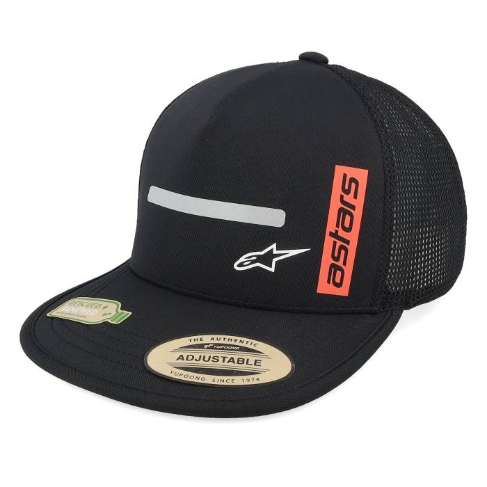 アルパインはやりっ子 Alpinestars 【 Alter Black/Black Packable Trucker Men Black 】 トラッカー メンズ 黒いこと 黒いこと