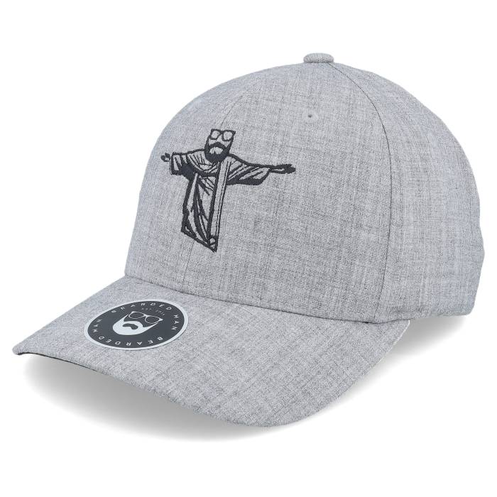 Bearded Man 【 Bless You Heather Grey Flexfit Men Grey 】 heather ヘザー 灰色 グレー メンズ 灰色 グレー|スニケス