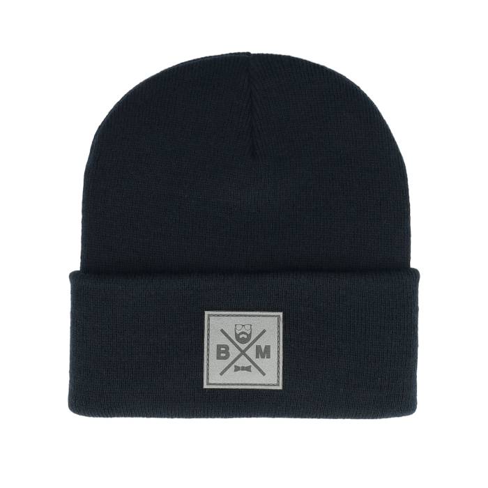 Bearded Man 【 Bm Cross Patch Navy Beanie Men Blue 】 紺色 ネイビー キャップ 帽子 メンズ 青色 ブルー