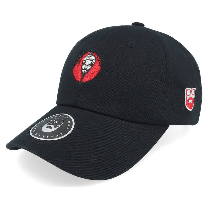 Bearded Man 【 Japan Man Black Dad Cap Men Black 】 黒色 ブラック キャップ 帽子 メンズ 黒色 ブラック