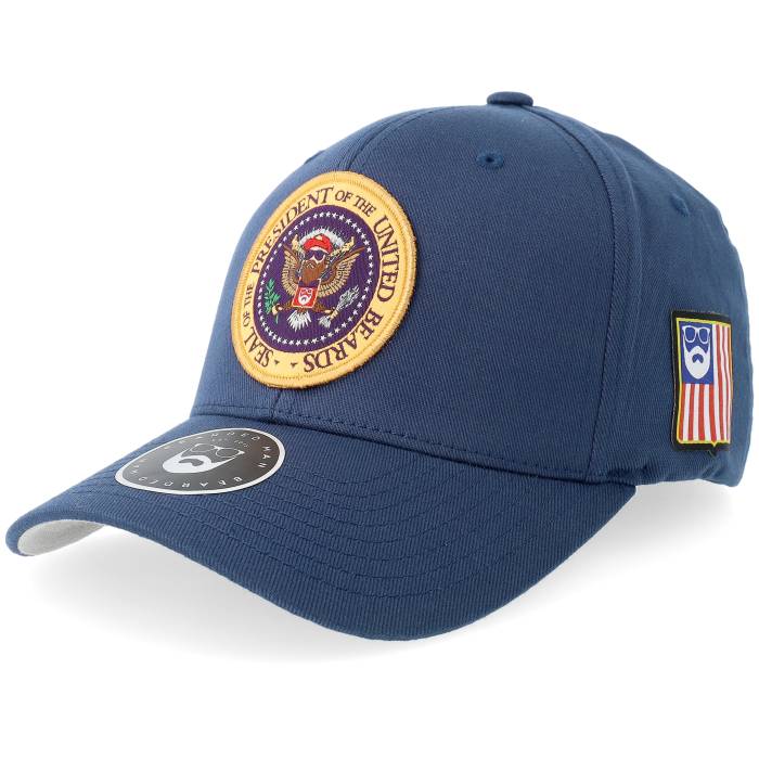 Bearded Man 【 Seal Of President Otub Wooly Combed Navy Flexfit Men Blue 】 紺色 ネイビー メンズ 青色 ブルー|スニケス