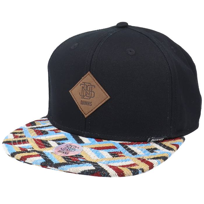 Djinns 【 6 Panel Cp Tritri Rev. Black Snapback Men Black 】 黒色 ブラック Snapback スナップバック バッグ メンズ 黒色 ブラック｜スニケス