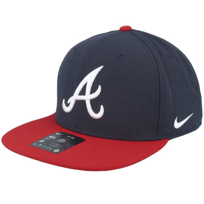 Nike Mlb 【 Atlanta Braves Dri-Fit Pro Blue/Red Snapback Men Blue 】 ジョージアの州都 ブレーブス 素っ気ない相応う 労働者階級 Snapback スナップバック 御徒面子 メンズ 青味 青み