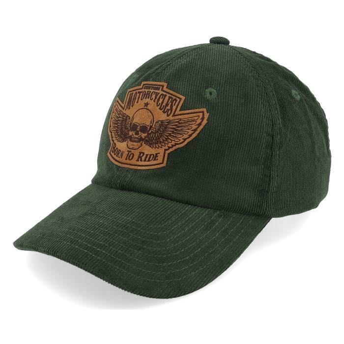 Born To Ride 【 Custom Motorcycles Patch Cord Dark Olive Dad Cap Men Green 】 olive オリーブ キャップ 帽子 メンズ green 緑・グリーン｜スニケス 15,048円