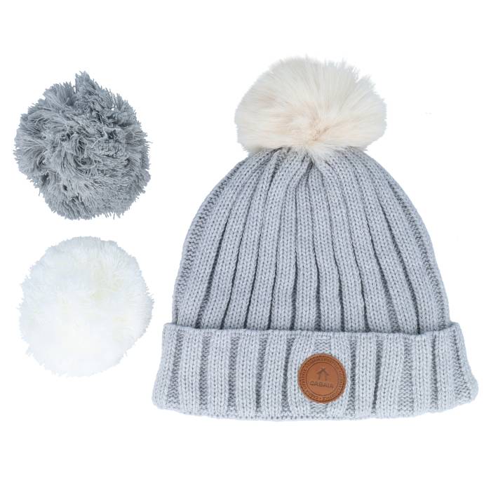 【 Beanie Kir Royal Light Grey Pol Pom Men Grey 】 キャップ 帽子 灰色 グレー メンズ 灰色 グレー｜スニケス