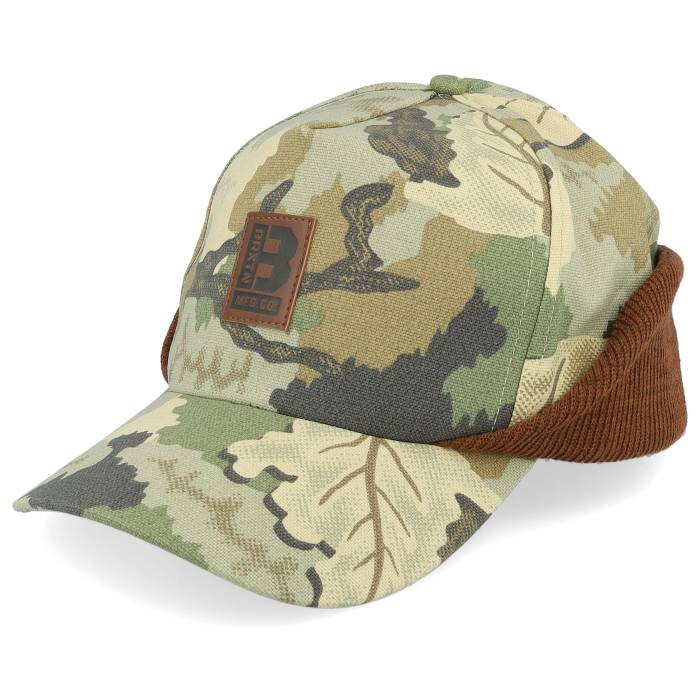 ブリクストン Brixton 【 Builders Cap Leaf Camo A-Frame Earflap Men 】 キャップ 帽子 カモ柄 メンズ