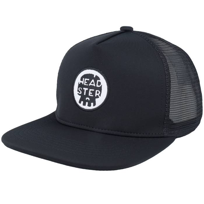Headster 【 Kids Black-Out Hat Black Trucker Kids Black 】 黒色 ブラック トラッカー ジュニア キッズ 黒色 ブラック|スニケス