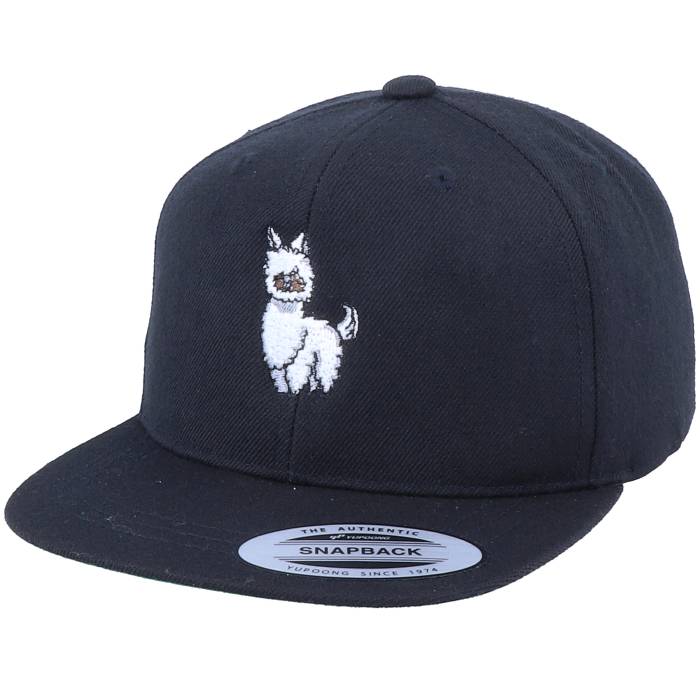 Kiddo Cap 【 Kids Cute Llama Black Snapback Kids Black 】 黒色 ブラック Snapback スナップバック バッグ ジュニア キッズ 黒色 ブラック｜スニケス