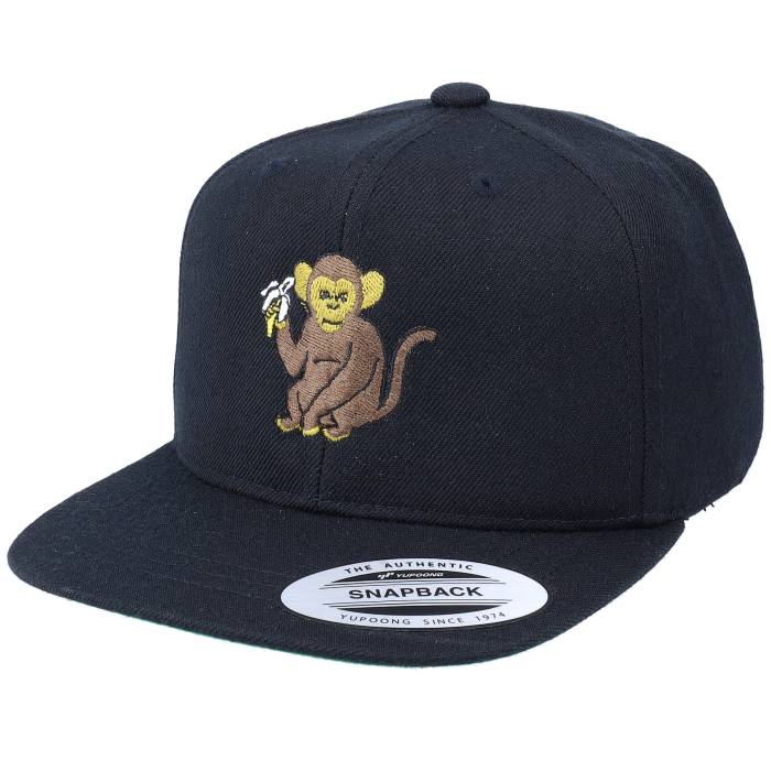 Kiddo Cap 【 Kids Eat Bananas Monkey Black Snapback Kids Black 】 モンキー 黒色 ブラック Snapback スナップバック バッグ ジュニア キッズ 黒色 ブラック 15,300円