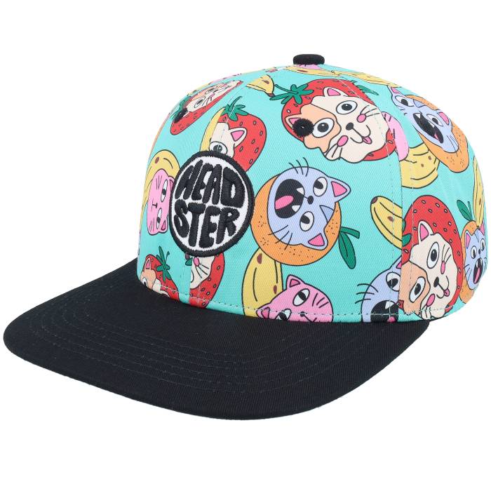 Headster 【 Kids Tropi-Cat Baltic Ocean Snapback Kids Blue 】 Snapback スナップバック バッグ ジュニア キッズ 青色 ブルー|スニケス