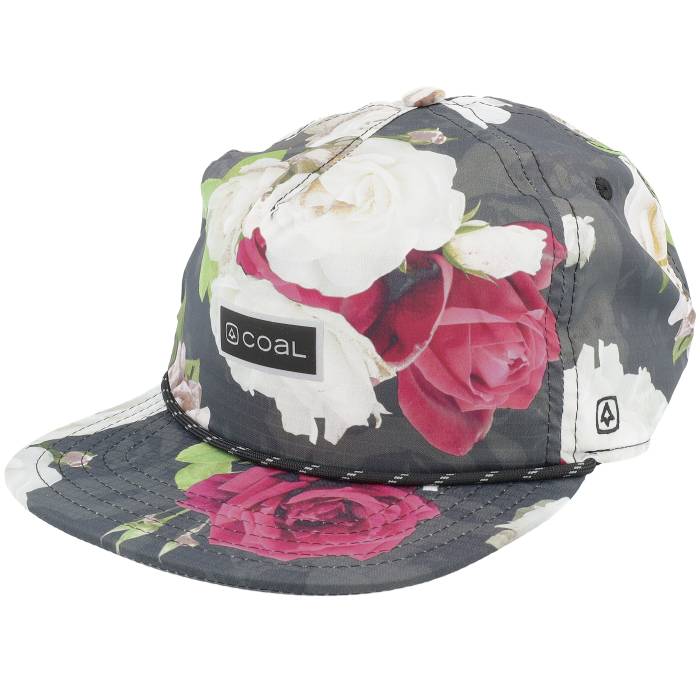 電話を掛ける Coal 【 The Pontoon Roomy Floral Strapback Men 】 メンズ