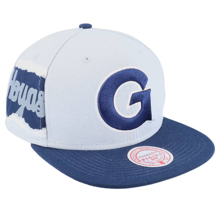 ミッチェル&ネス Mitchell & Ness 【 Georgetown Hoyas Jumbotron Ncaa Grey/Navy Snapback Men Grey 】 ジョージタウン ホヤス Snapback スナップバック バッグ メンズ 灰色 グレー｜スニケス 20,100円