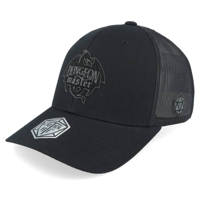 Critiql Hit 【 Dungeon Master Dragon Silhouette Black Trucker Men Black 】 ドラゴン 黒色 ブラック トラッカー メンズ 黒色 ブラック