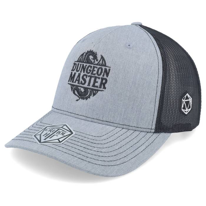 Critiql Hit 【 Dungeon Master Logo Dragon Heather Grey/Black Trucker Men Grey 】 ロゴ ドラゴン heather ヘザー トラッカー メンズ 灰色 グレー｜スニケス