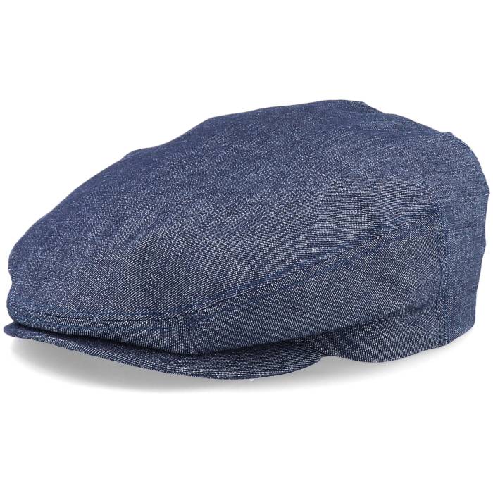 Cth Ericson 【 Carl Sr. Denim Blue Flat Cap Men Blue 】 デニム 青色 ブルー キャップ 帽子 メンズ 青色 ブルー