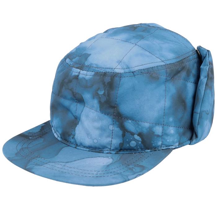 Dedicated 【 Jokkmokk Abstract Ink Blue Earflap Men Blue 】 青色 ブルー メンズ 青色 ブルー