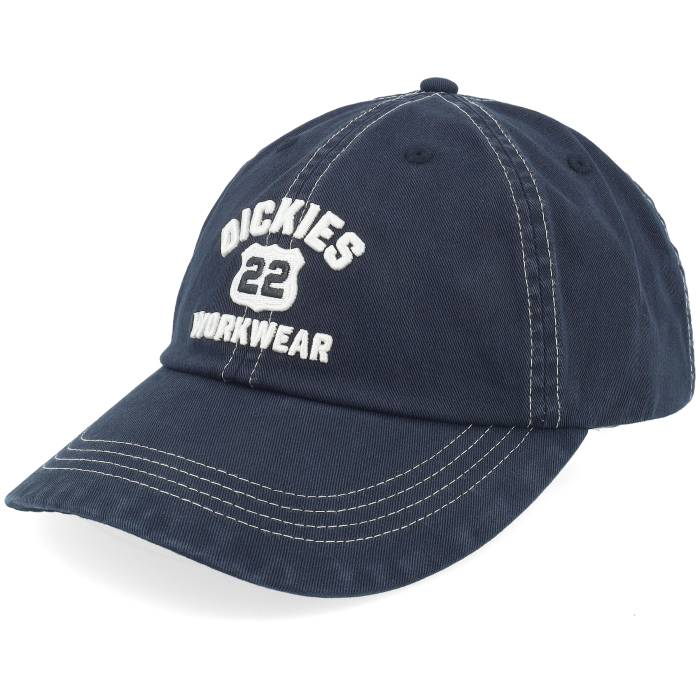 ディッキーズ Dickies 【 Grimsley Cap Black Dad Cap Men Blue 】 キャップ 帽子 黒色 ブラック メンズ 青色 ブルー｜スニケス