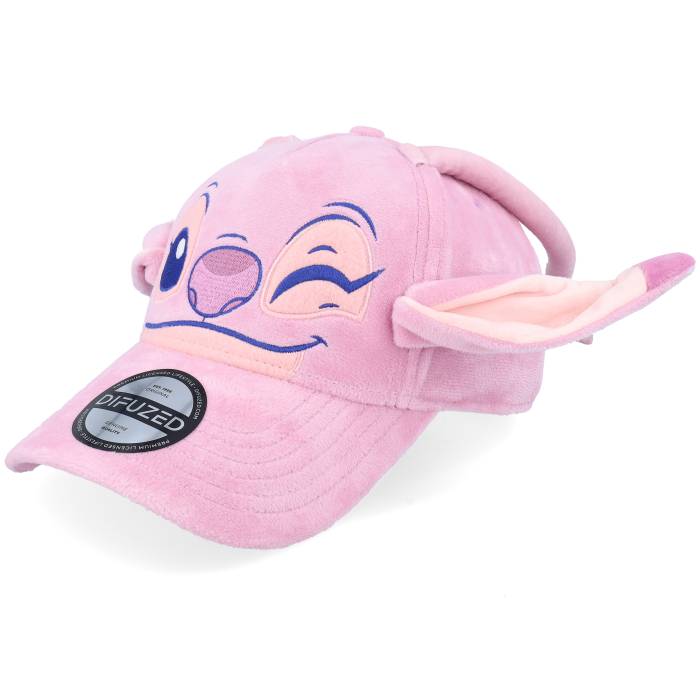 Difuzed 【 Lilo \u0026 Stitch Novelty Cap Adjustable Women Pink 】 旗がしら かぶり笠 レディース pink サクラ色