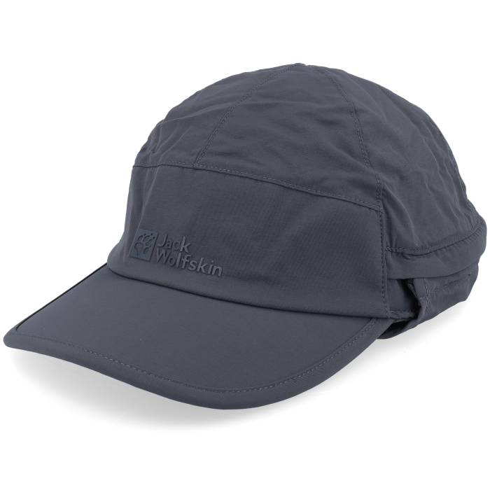 ジャックウルフスキン Jack Wolfskin 【 Canyon Cap Phantom Earflap Men Black 】 旗がしら かぶり笠 メンズ 黒いこと 黒いこと