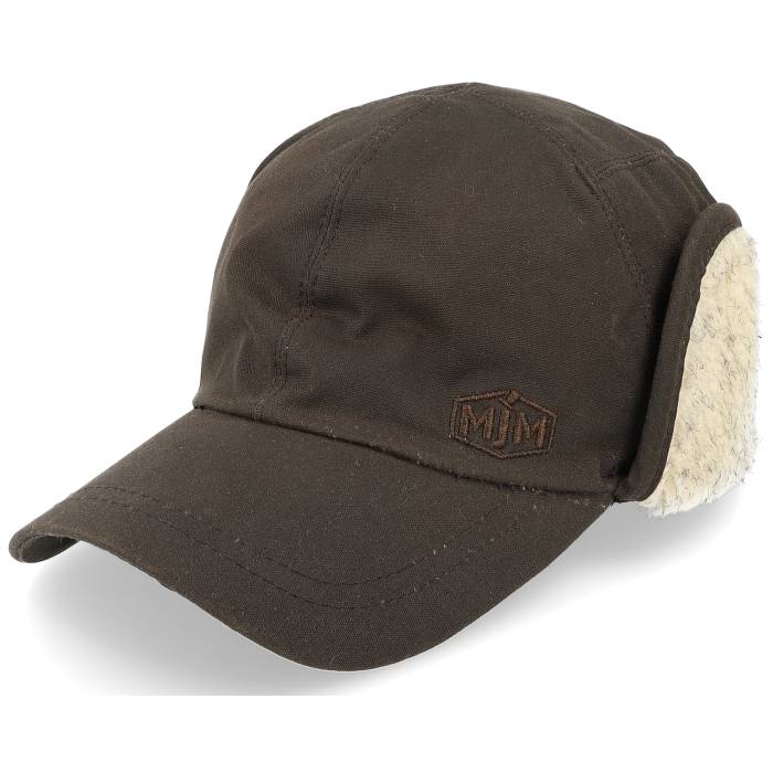 Mjm Hats 【 Zwolle El Wax Cotton Brown Earflap Men Brown 】 茶色 ブラウン メンズ 茶色 ブラウン