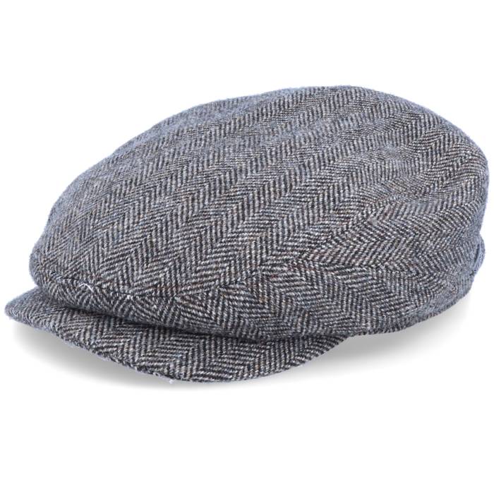 ステットソン Stetson 【 Driver Cap Wool Herringbone Fishgrat Brown Flat Cap Men Brown 】 キャップ 帽子 茶色 ブラウン メンズ 茶色 ブラウン