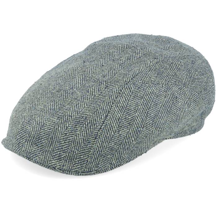 ステットソン Stetson 【 Driver Silk Green/Blue Herringbone Flat Cap Men Green 】 キャップ 帽子 メンズ green 緑・グリーン|スニケス