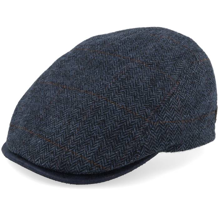 Mjm Hats 【 Driver Xtra 52 Wool Mix Navy Hr Flat Cap Men Blue 】 紺色 ネイビー キャップ 帽子 メンズ 青色 ブルー