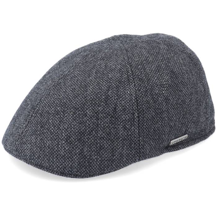 ステットソン Stetson 【 Texas Wool Grey Flat Cap Men Grey 】 テキサス 灰色 グレー キャップ 帽子 メンズ 灰色 グレー