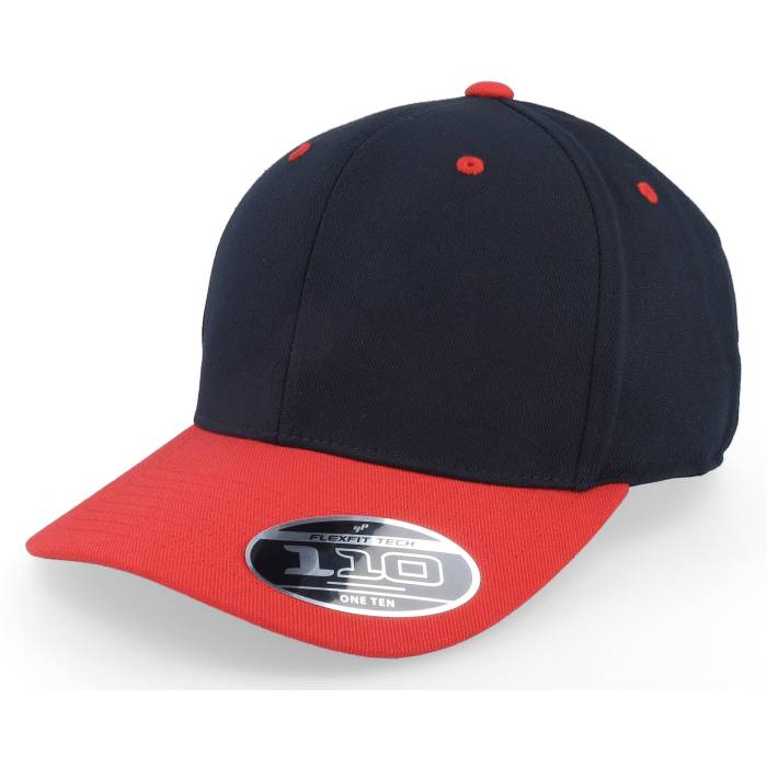 Flexfit 【 Lux Black/Red 110 Adjustable Men Black 】 メンズ 黒色 ブラック｜スニケス