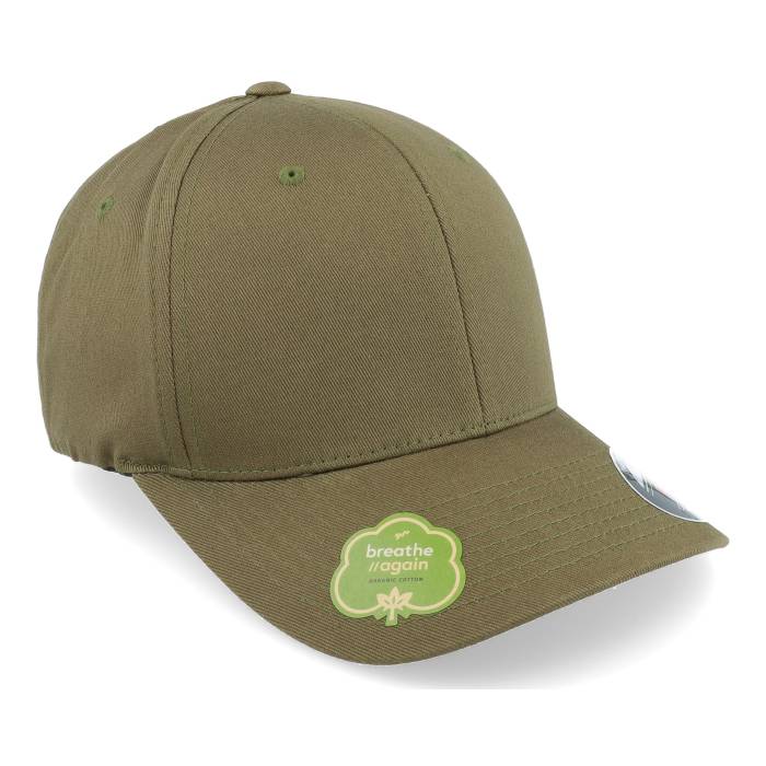 Flexfit 【 Organic Cotton Burntolive Men Green 】 メンズ green 緑・グリーン