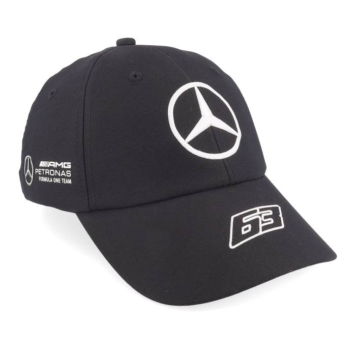 Formula One 【 Mercedes Amg F1 23 Russel Black Adjustable Men Black 】 メルセデス 黒いこと 黒いこと メンズ 黒いこと 黒いこと