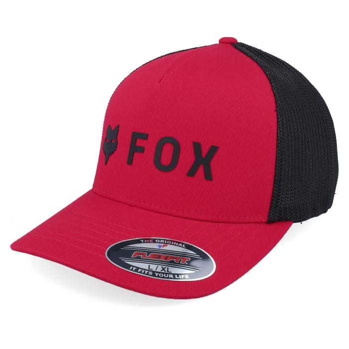 稲荷 Fox 【 Absolute Hat Flame Red/Black Mesh Flexfit Men Red 】 メンズ Red 赤・赤いこと