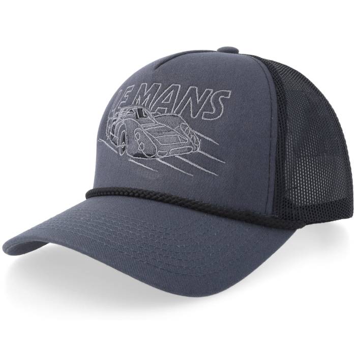 Gearshift 【 Race Car Le Mans City Rope Dark Charcoal/Black A-Frame Trucker Men Grey 】 シティ トラッカー メンズ 灰色 グレー|スニケス