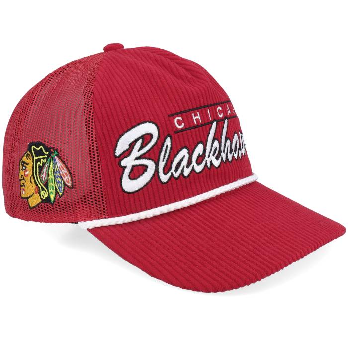 フォーティーセブンブランド 47 Brand 【 Chicago Blackhawks Nhl 47 Hitch Rope Red Trucker Men Red 】 シカゴ ブラックホークス Red 赤・レッド トラッカー メンズ Red 赤・レッド|スニケス