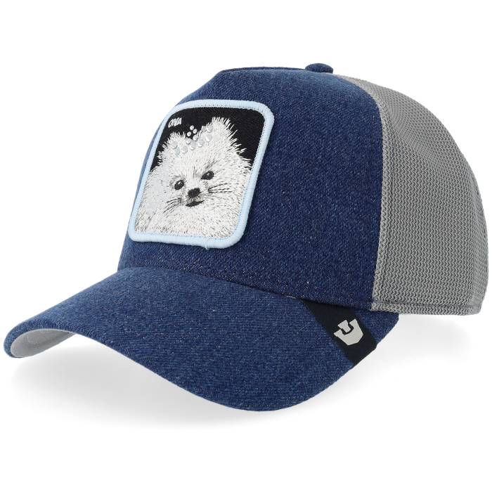 【★百貨店SALE★6/11真夜中2時迄】Goorin 【 Diva Dawg Light Denim A-Frame Trucker Men Blue 】 ジーンズ トラッカー メンズ 青碧 青碧