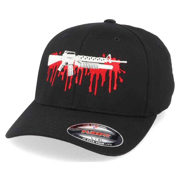 Guns N Skulls 【 Bloody M16 Black Flexfit Men Black 】 黒色 ブラック メンズ 黒色 ブラック｜スニケス