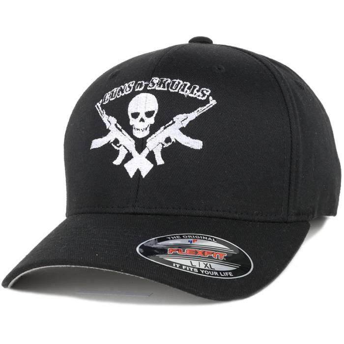 Guns N Skulls 【 Logo Black Flexfit Men Black 】 ロゴ 黒色 ブラック メンズ 黒色 ブラック|スニケス
