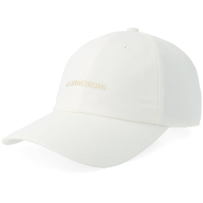 J.lindeberg 【 Calix Cap White Dad Cap Men White 】 旗がしら かぶり笠 白いこと 白いこと メンズ 白いこと 白いこと