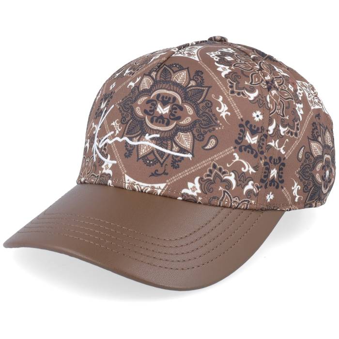 カールカナイ Karl Kani 【 Signature Paisley Cap Brown Adjustable Men Brown 】 旗がしら かぶり笠 赤銅色 赤銅色 メンズ 赤銅色 赤銅色