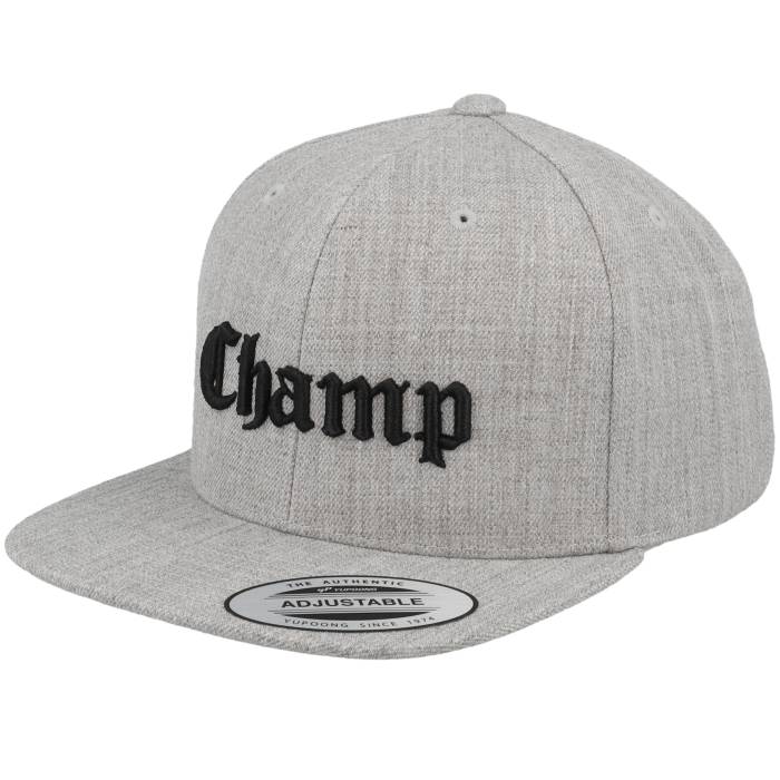Kiddo Cap 【 Kids Champ Old English 3D Heather Grey Snapback Kids Grey 】 heather ヘザー 灰色 グレー Snapback スナップバック バッグ ジュニア キッズ 灰色 グレー｜スニケス