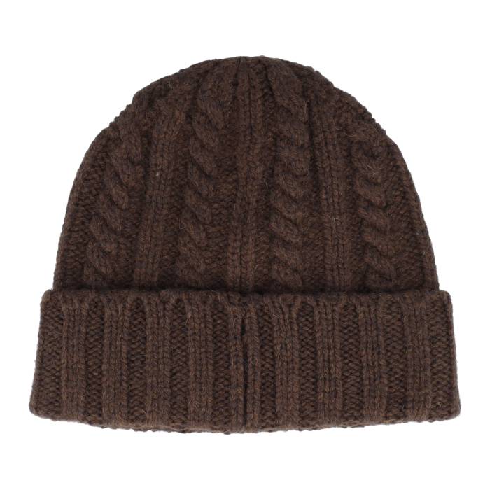Upfront 【 Cable Beanie Brown Cuff Men Brown 】 キャップ 帽子 茶色 ブラウン メンズ 茶色 ブラウン｜スニケス 19,418円