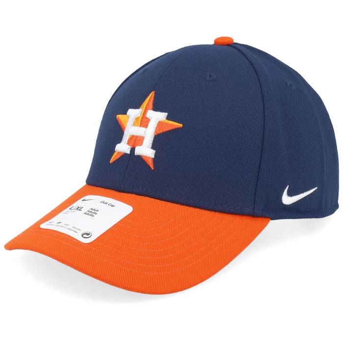 Nike Mlb 【 Houston Astros Dri-Fit Club Navy/Orange Adjustable Men Blue 】 ヒューストン アストロズ ドライフィット クラブ メンズ 青色 ブルー|スニケス