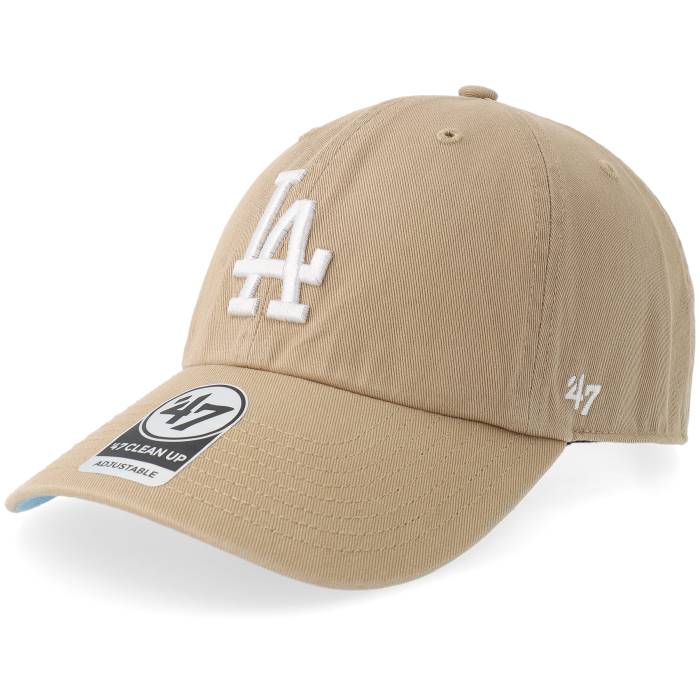フォーティーセブンブランド 47 Brand 【 Los Angeles Dodgers Ballpark Clean Up Khaki Dad Cap Men Beige 】 ドジャース カーキ キャップ 帽子 メンズ ベージュ|スニケス