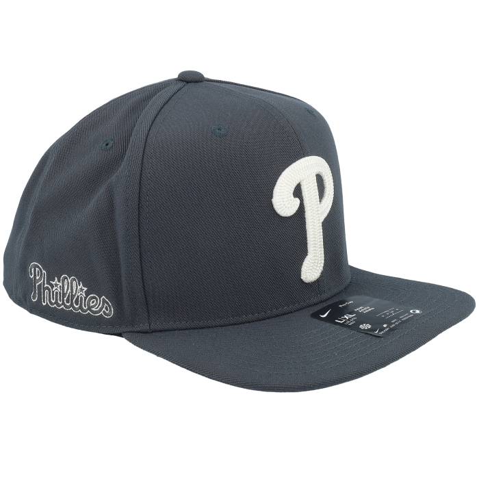 Nike Mlb 【 Philadelphia Phillies Statement Dri-Fit Pro Anthracite Snapback - Nike Men Grey 】 兄弟愛の都市 フィリーズ 素っ気ない相応う 労働者階級 Snapback スナップバック 御徒面子 メンズ 薄墨色 薄墨色
