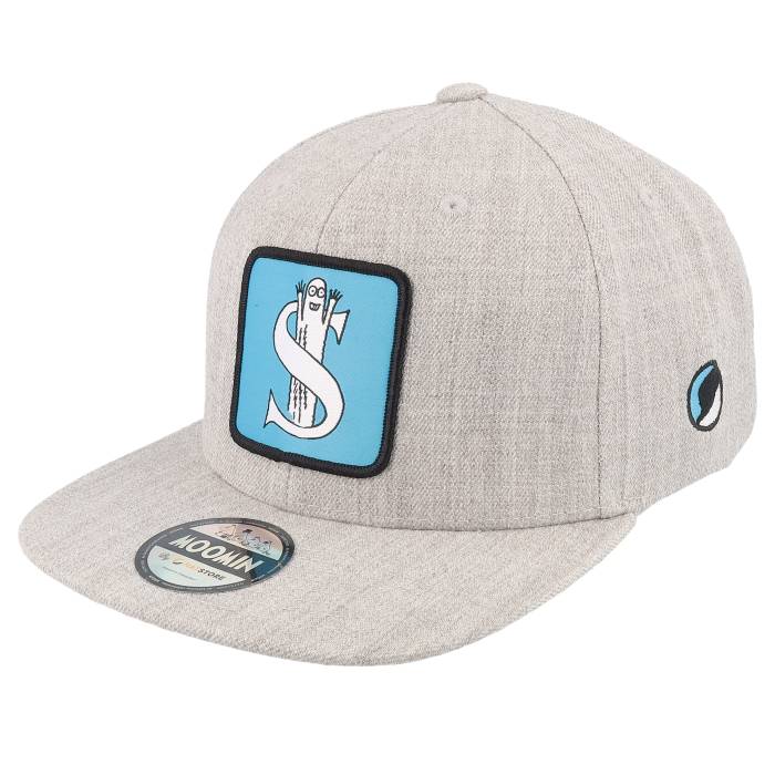Moomin 【 Kids Alphabet - S Heather Grey Snapback Kids Grey 】 heather ヘザー 灰色 グレー Snapback スナップバック バッグ ジュニア キッズ 灰色 グレー|スニケス