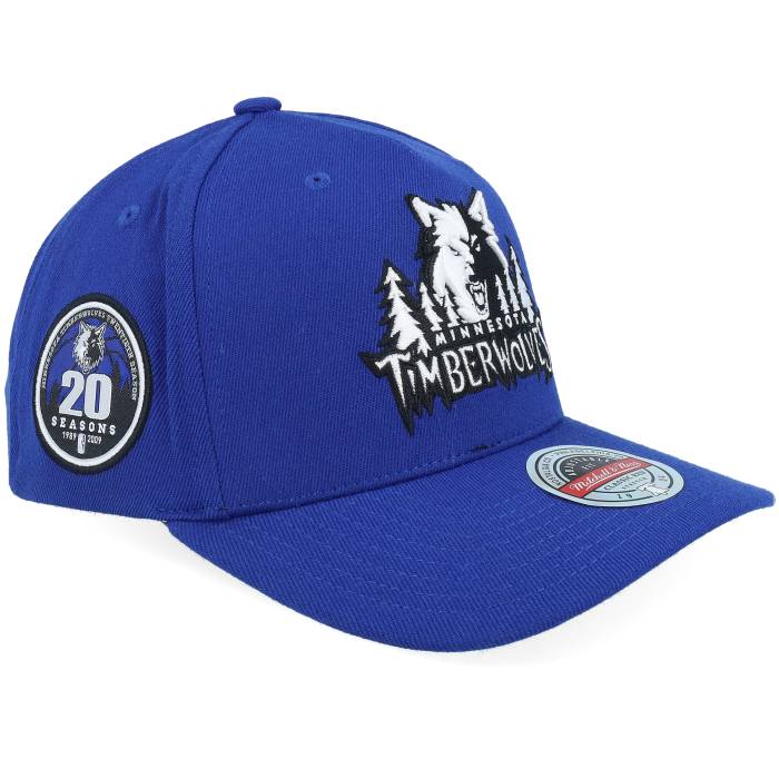 ミッチェル\u0026ネス Mitchell \u0026 Ness 【 Minnesota Timberwolves Coldwal Classic Red Blue A-Frame Adjustable Men Blue 】 北極星の州 ティンバーウルブズ 古典派音楽 Red 赤・赤いこと 青味 青み メンズ 青味 青み