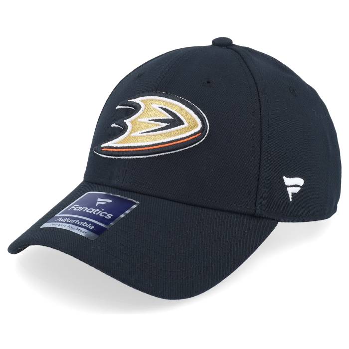 ファナティクス Fanatics 【 Anaheim Ducks Core Black Adjustable Men Black 】 アナハイム ダックス コア 黒色 ブラック メンズ 黒色 ブラック｜スニケス