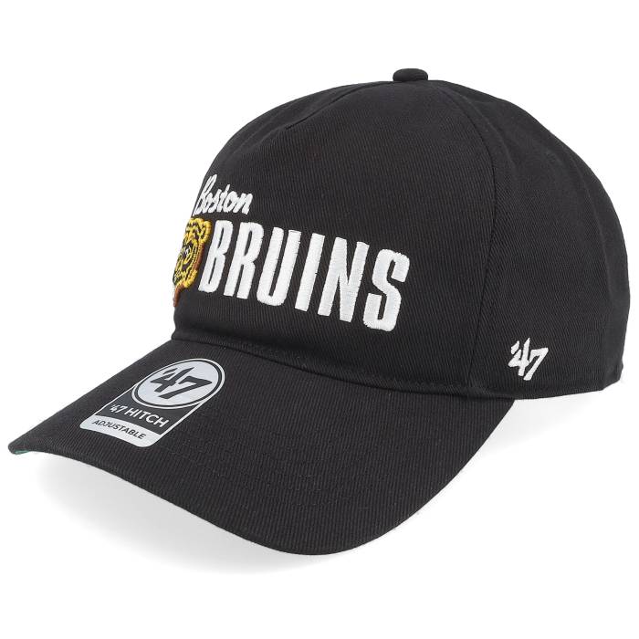 フォーティーセブンブランド 47 Brand 【 Boston Bruins Midway Hitch Lc Black Dad Cap Men Black 】 ボストン ブルーインズ 黒色 ブラック キャップ 帽子 メンズ 黒色 ブラック